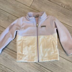 Toddler Girls Columbia Two-Tone Fleece Jacket